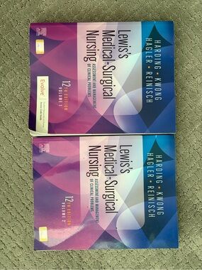 Lewis's Medical-Surgical Nursing 12th Ed Harding Kwong Hagler Reinisch Vol 1 & 2
